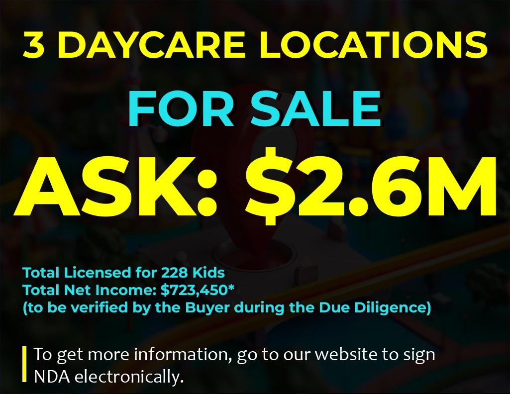 PL517 – 3 Daycare Locations For Sale