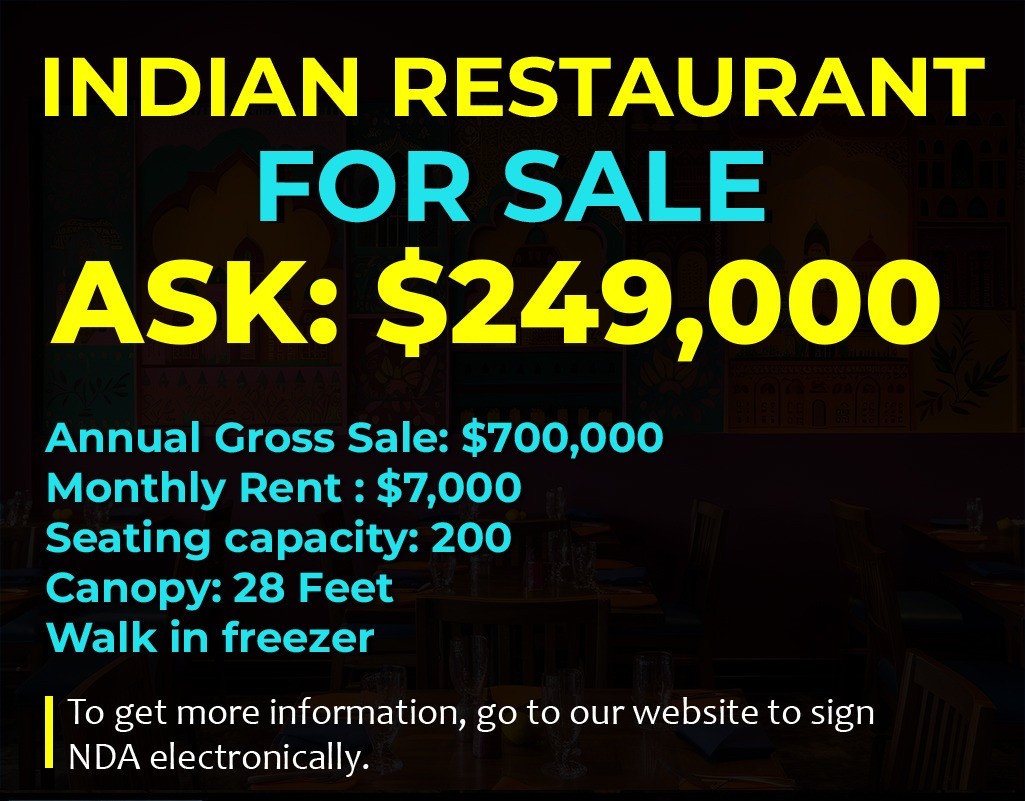 PL520 Indian Restaurant For Sale