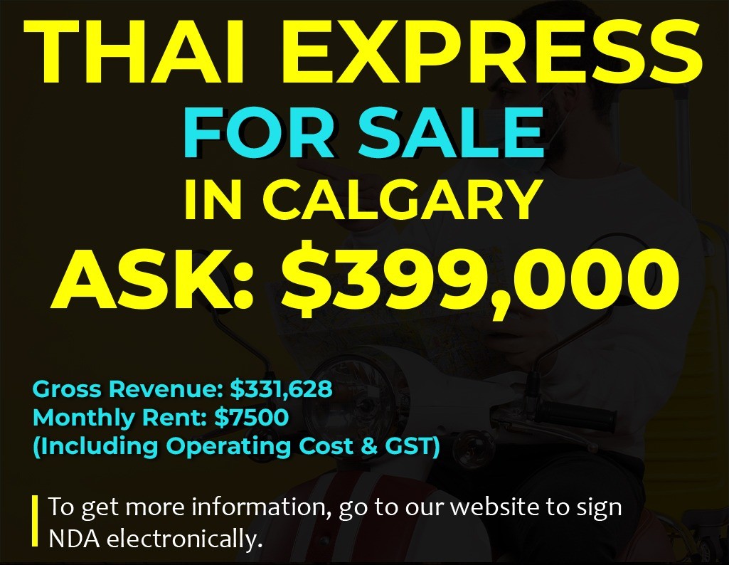 PL516 Thai Express For Sale In Calgary